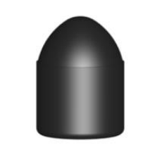 Black Diamond semi ballistic button